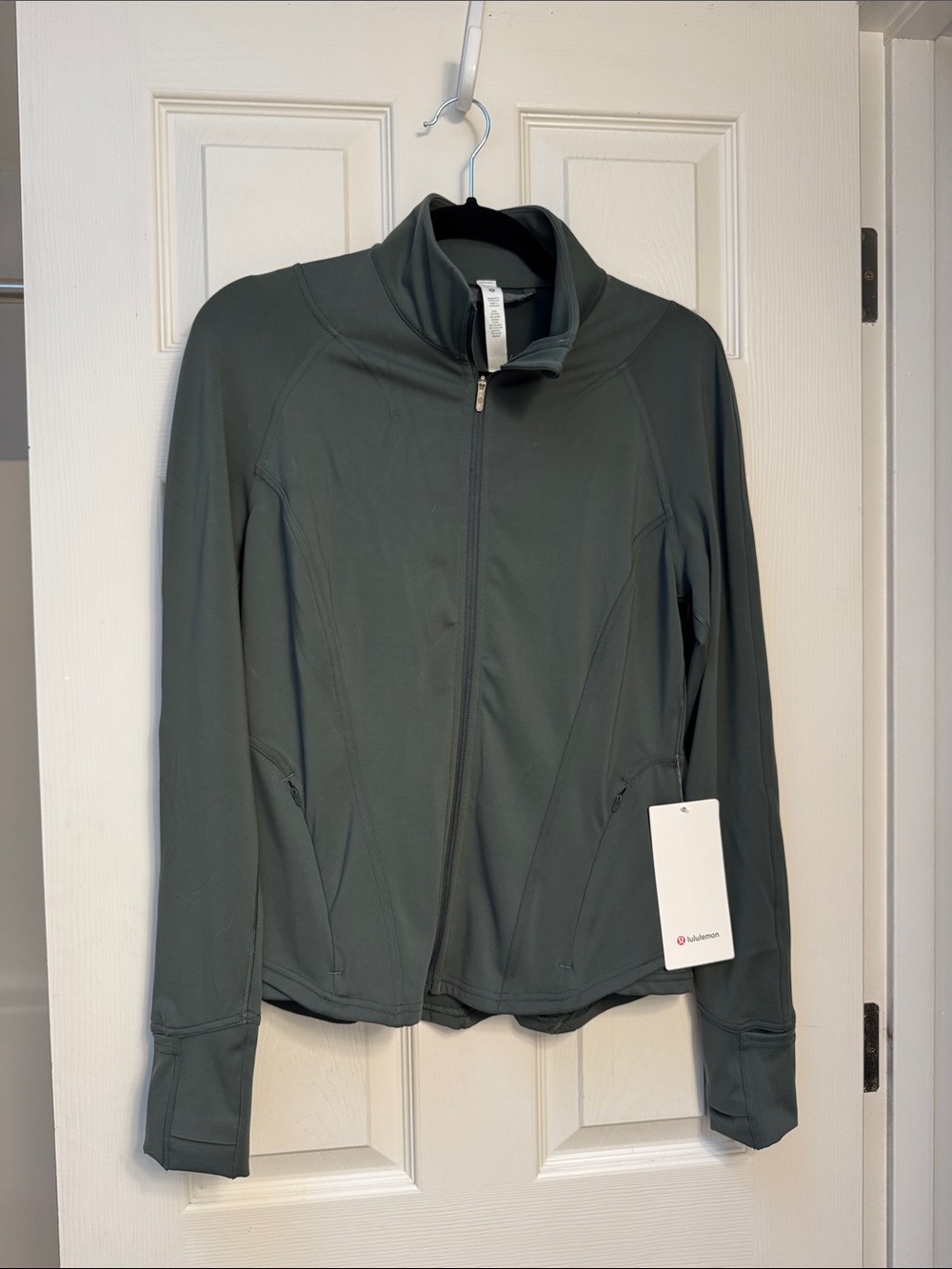lululemon athletica Slate Green Full-Zip Utility Jacket